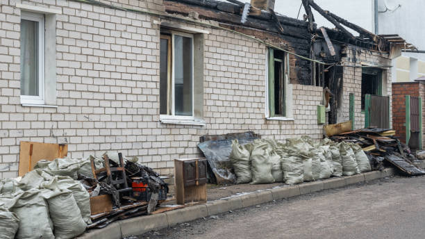 Professional Smoke Damage Removal technician working in Fairfax, VA